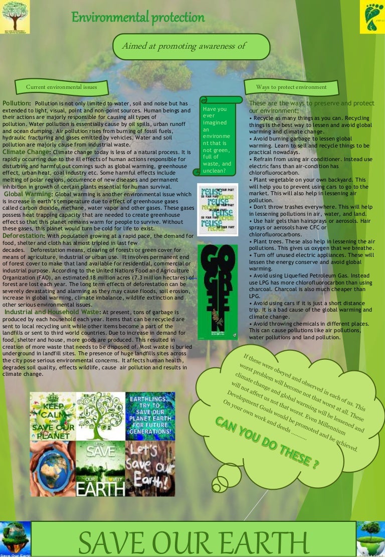 Topics Environment Protection