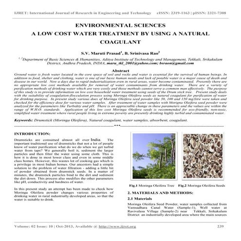 Environmental sciences