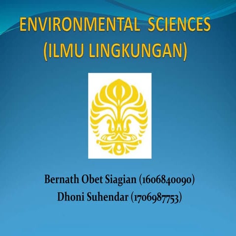 Environmental  sciences