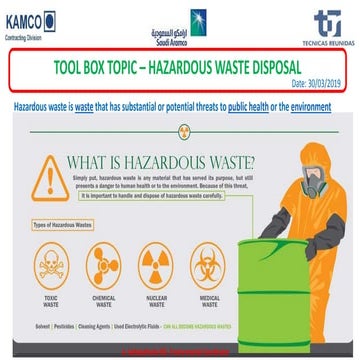 Environmental TBT  hazardous waste disposal   