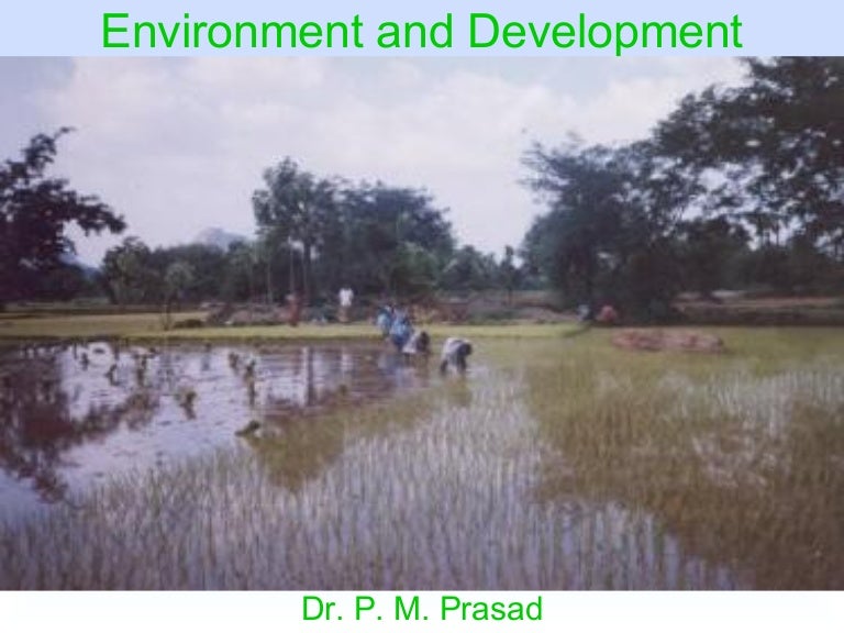 Environment and development