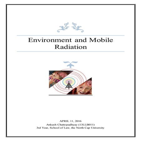 Environment and mobile radiation