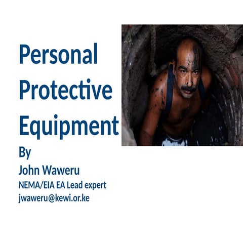 peotective equipment in the water sector