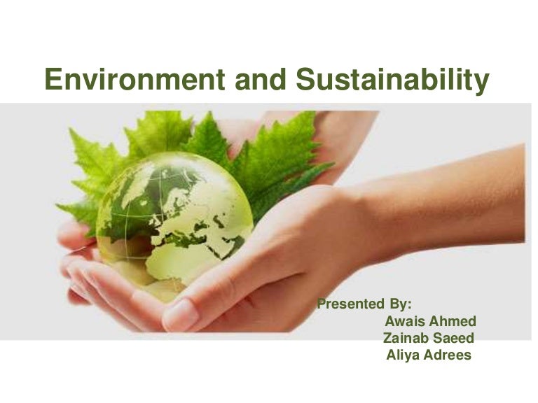 Environment and sustainability