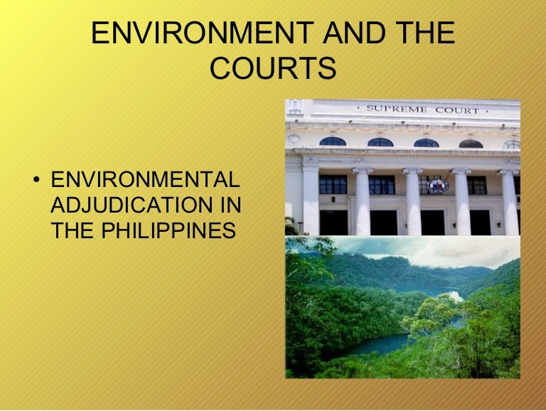 Environment Courts Slides Updated