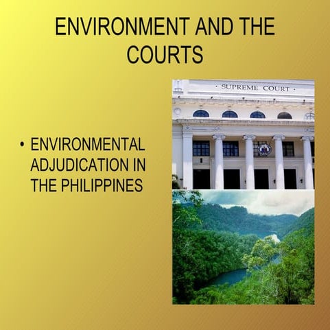 Environment Courts Slides Updated
