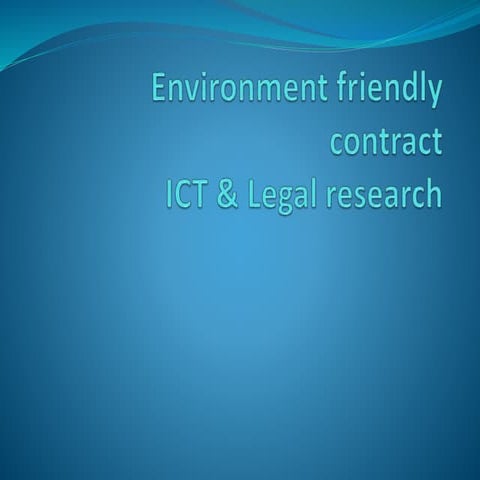 Environment friendly contract.pptx