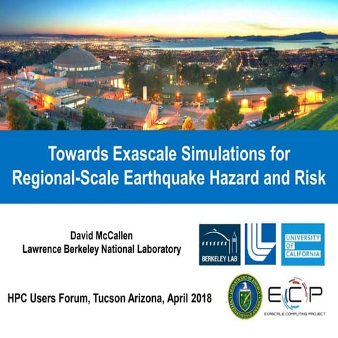 Towards Exascale Simulations for Regional-Scale Earthquake Hazard and Risk