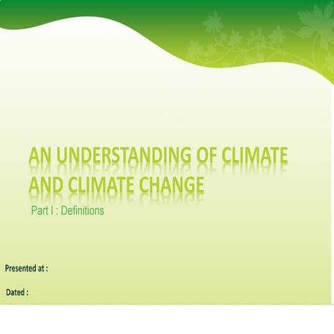 Project Ideas for School students on Weather & Climate | PPTX