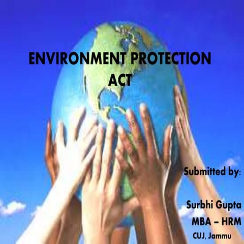 Environment protection act