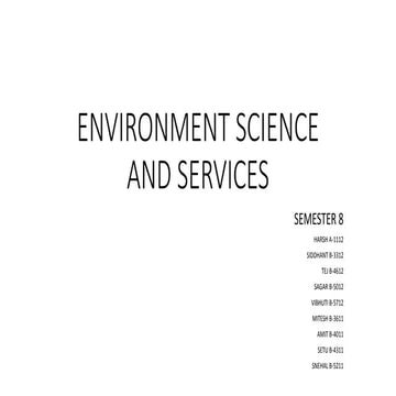 Climatology - Environmental Science and Services