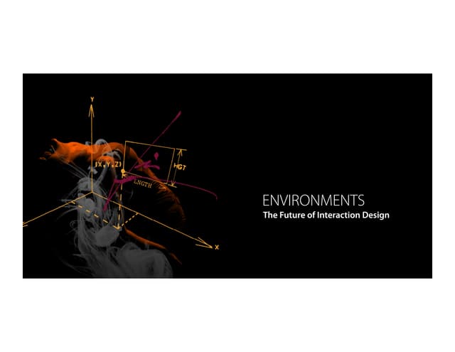 Environments the Future of Interaction Design