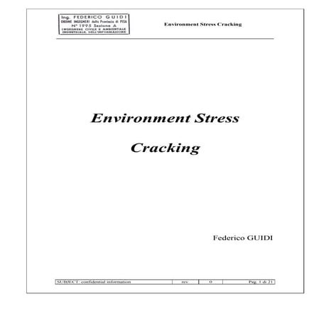 Environment Stress Cracking