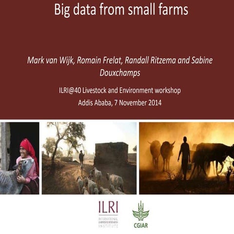 Big data from small farms
