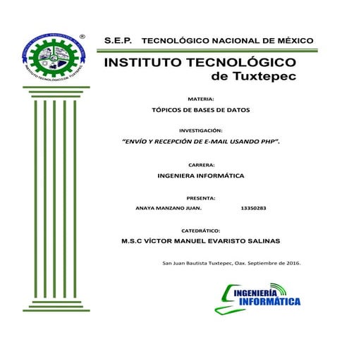 Envío y recepción de e mail usando php juan anaya manzano