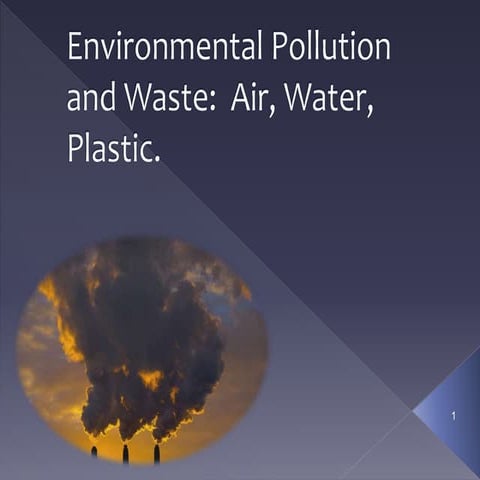 Environmental pollution