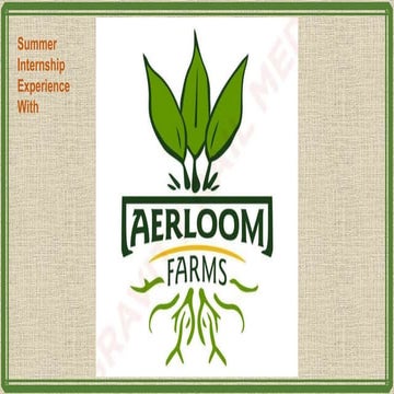  internship hydroponic farming 