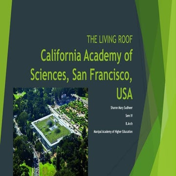 California Academy of Sciences Architectural Case Study