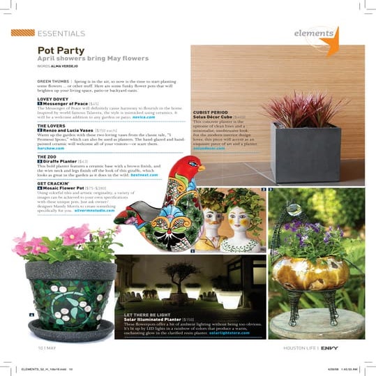 ENVY Planting Elements