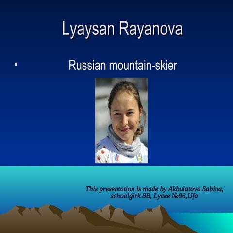 Lyaysan Rayanova 