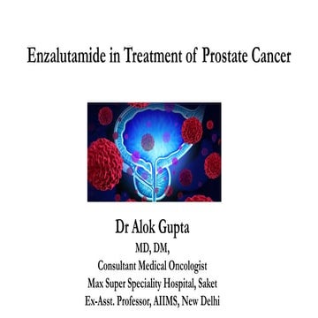 Enzalutamide in prostate cancer
