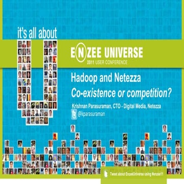 Hadoop and Netezza - Co-existence or Competition?