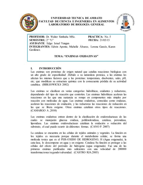 ENZIMAS PPT 