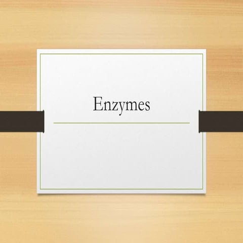 Enzyme ppt