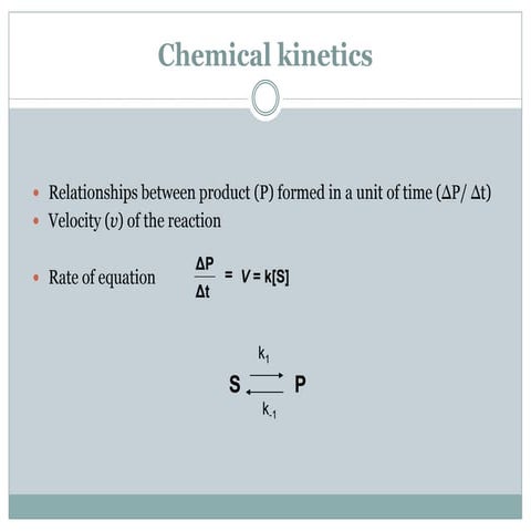Enzyme kinetics