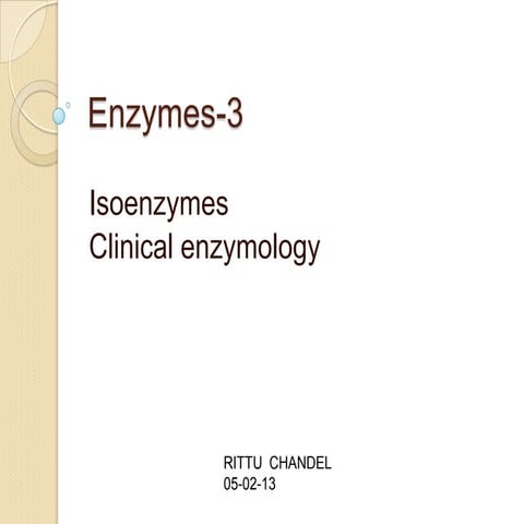 isoenzymes