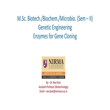 Enzymes for gene cloning.pptx
