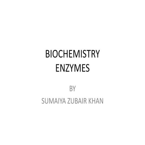 Enzymes 