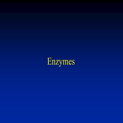 Enzymes in detail can be taught a part of it