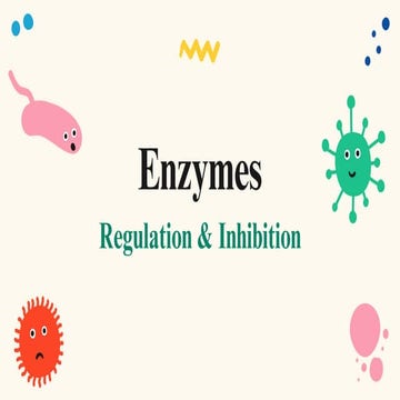 Enzymes regulation and inhibition    pdf