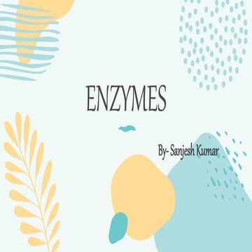Enzymes-Biochemistry