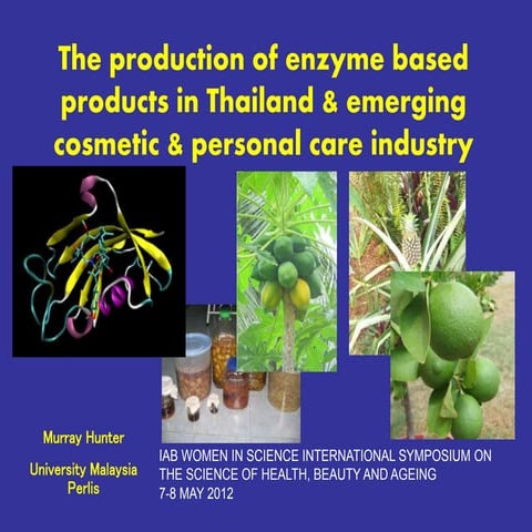 How to produce enzyme based products at home: cleaning & Personal care
