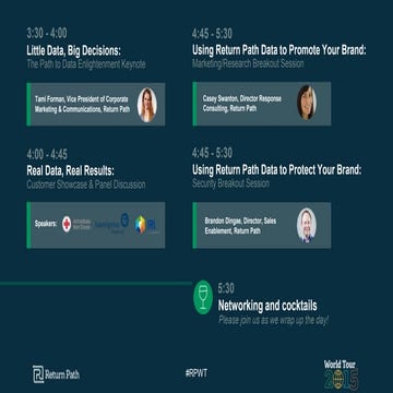 Using Return Path Data to Promote Your Brand: Marketing/Research Breakout Ses...