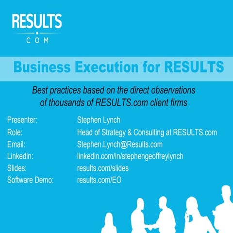 EO Accelerator San Francisco Presentation 13 Jun 2016 