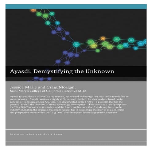 Ayasdi: Demystifying the Unknown