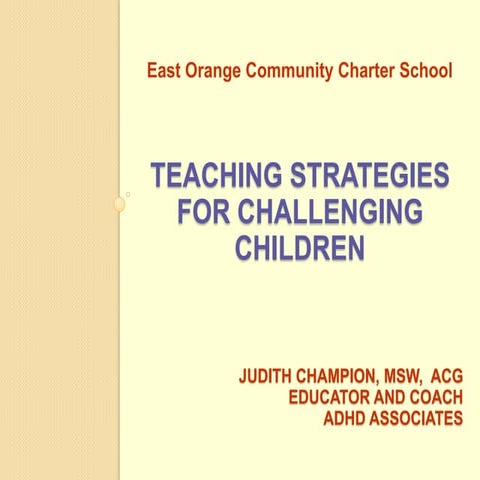 EOCCS Teaching Strategies K-4