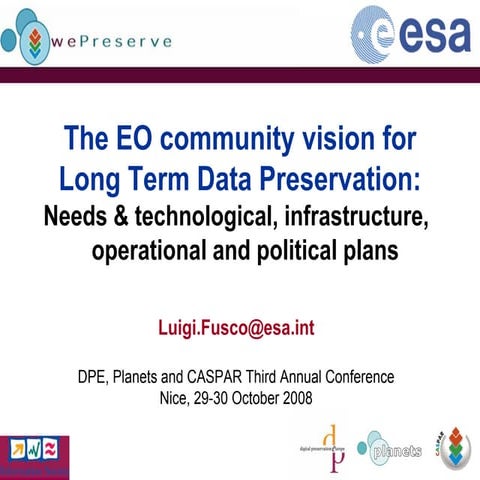 Eo Community Vision Luigi Fusco