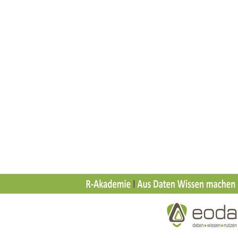 eoda R-Akademie 2015_Kursprogramm