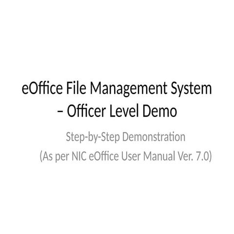 Demo eoffice | PDF