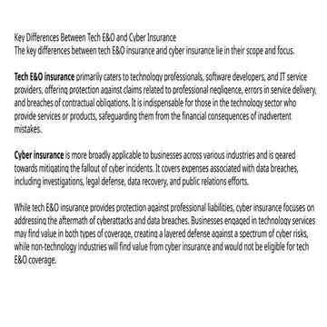 Errors & Omission Insurance - claim, dispute settlement and post claim ...