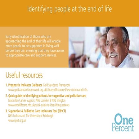 End of life care planning with people who have a personal health budget ...