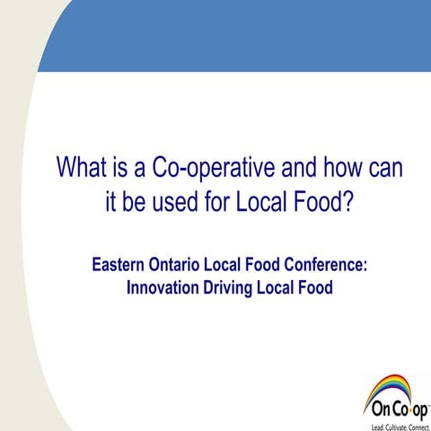 Eolfc 2013   on coop & cooperative grocers network - russ christianson - coop...