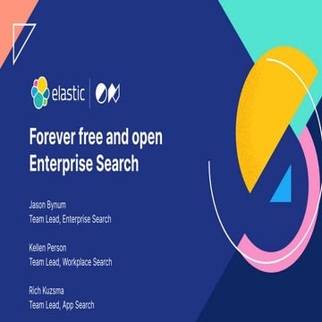 Forever free and open Enterprise Search
