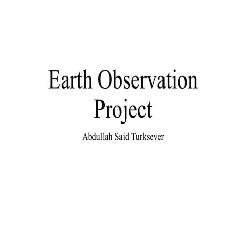 Earth Observation