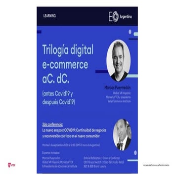 Primera Conferencia:La Nueva Era post COVID 19: Continuidad de negocios y rec...