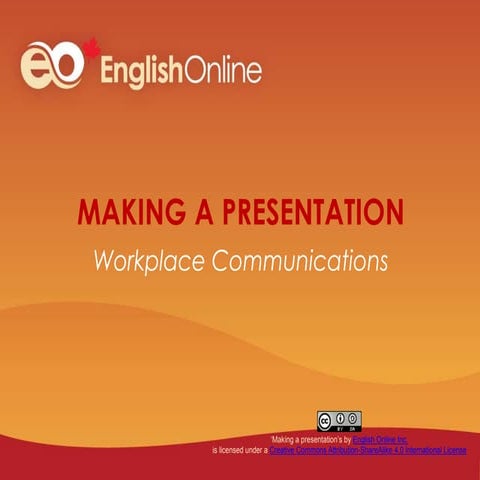 Workplace Communications - Making a presentation